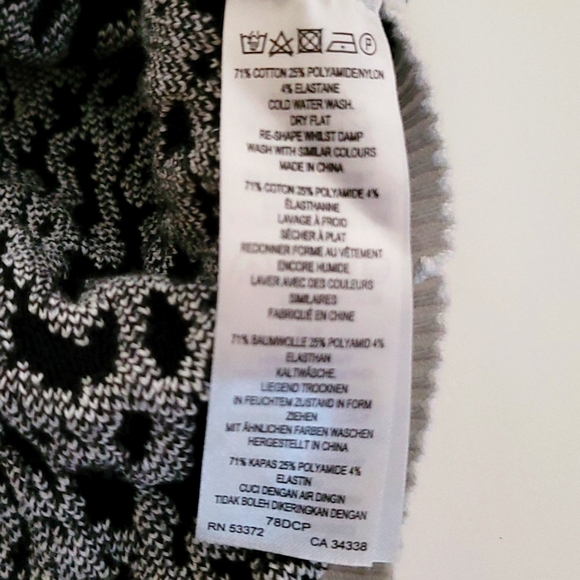 French Connection Black&White Pullover Sweater - Picture 4 of 16